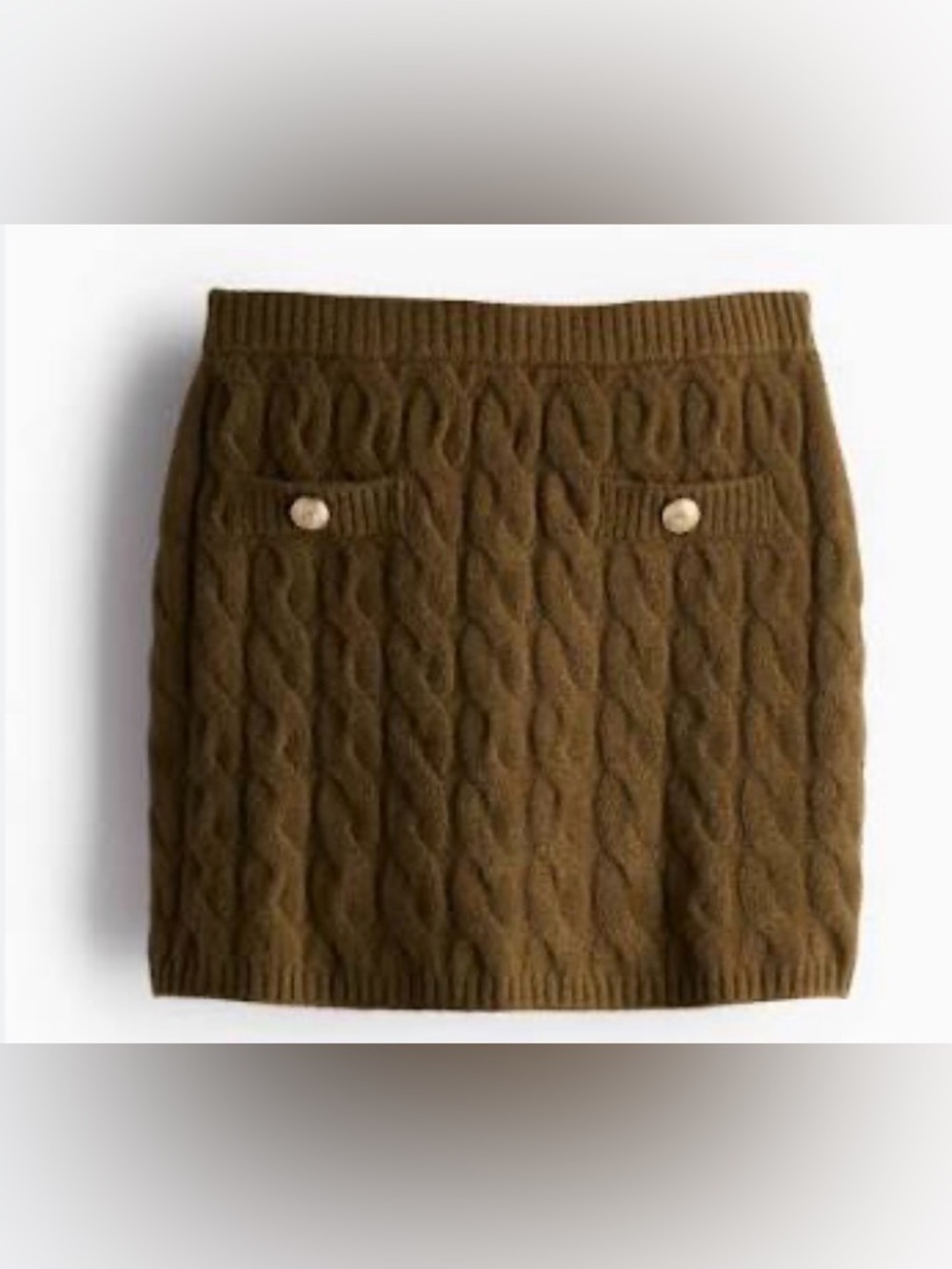 H&M Cable-Knit Mini Skirt